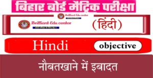 Bihar Board Class 10 Hindi Chapter 11 नौबतखाने में इबादत