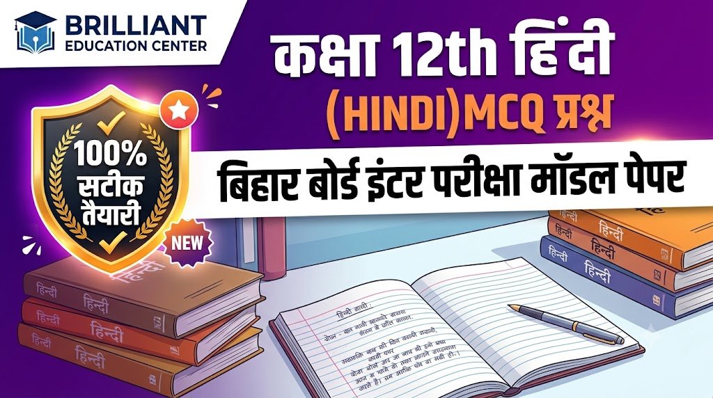 Class 12th Hindi MCQ Questions